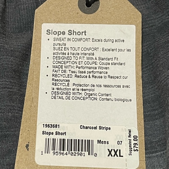 prAna Men's Slope Short - Size XXL - Picture 12 of 15